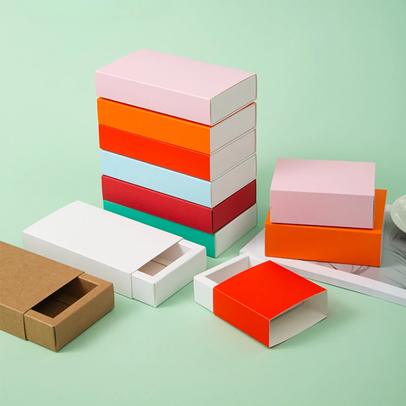 kf-Sc4be0fdea4934914beef134b9bde91977 Get 10pcs Multi Size Kraft Paper Gift Box Package Wedding Party Cookies Candy Box Exquisite Drawer Box Supplies - Image 1