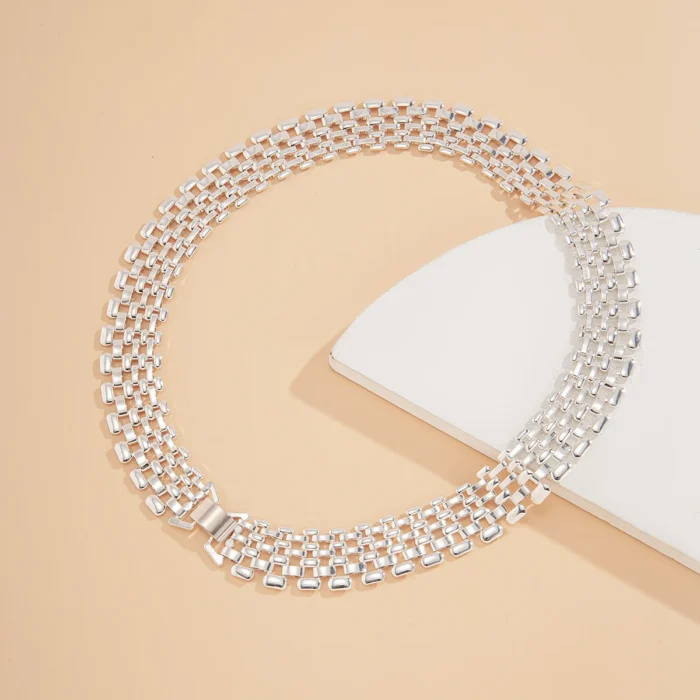 kf-Sc4ef154c87f7487ba6c9ddc57015ceb04 Exaggerated Cuban Chunky Thick Chain Necklace for Women High Quality Big Iron Metal Choker Link Grunge Jewelry Steampunk Men New - Image 3