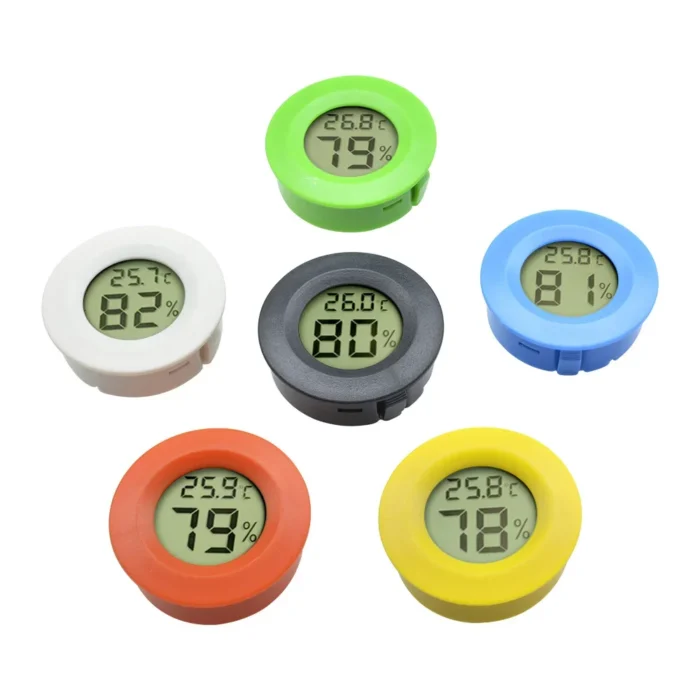 kf-Sc56022fbb2e54ace97445e936a57d266V 1pc Mini LCD Digital Thermometer & Hygrometer -50°C to +70°C Temperature & Humidity Meter for Fridge Freezer Testing - Image 2