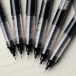 24 Pcs Straight Liquid Ball Pen Quick Drying Test Signature Gel Pen 0.5mm Black Blue Ink School Office Ball Pen - Image 6
