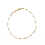 Stainless Steel Beaded Round Snake Chain Necklaces For Women Gold Color Geometric Necklace Luxury Wedding Party Jewelry Gift BFF - Image 6