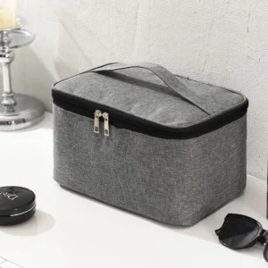 1pc Business Trip Men's Toiletry Bag Double Layer Large Capacity Cosmetic Bag Oxford Cloth Storage Bag Portable Handbag