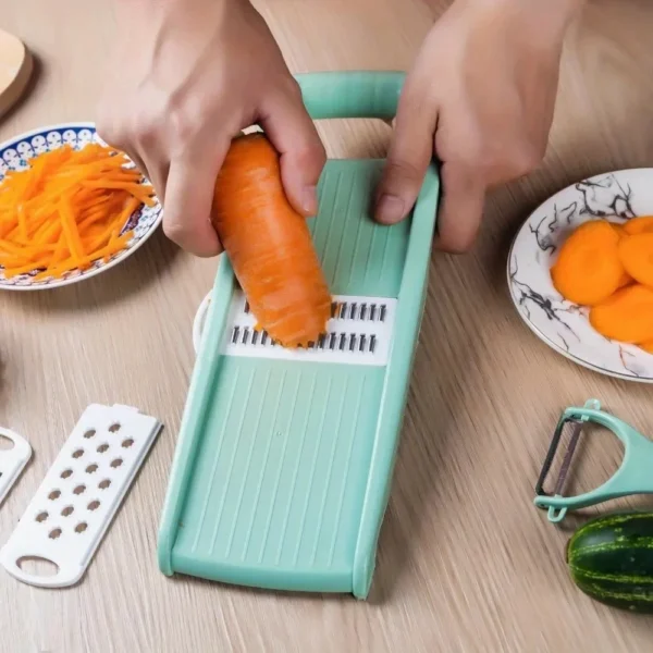 Vegetable Fruit Slicer Multifunctional Manual Food Grater Cutter Potato Household Chopper Kitchen Veggie Dicer Gadgets - Image 2