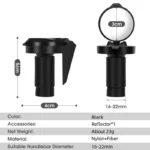 Bicycle 1PC/1Pair Rear View Convex Mirror Handlebar Drop Bar Mount Acrylic Lens Back Sight Reflector Light Weight - Image 4