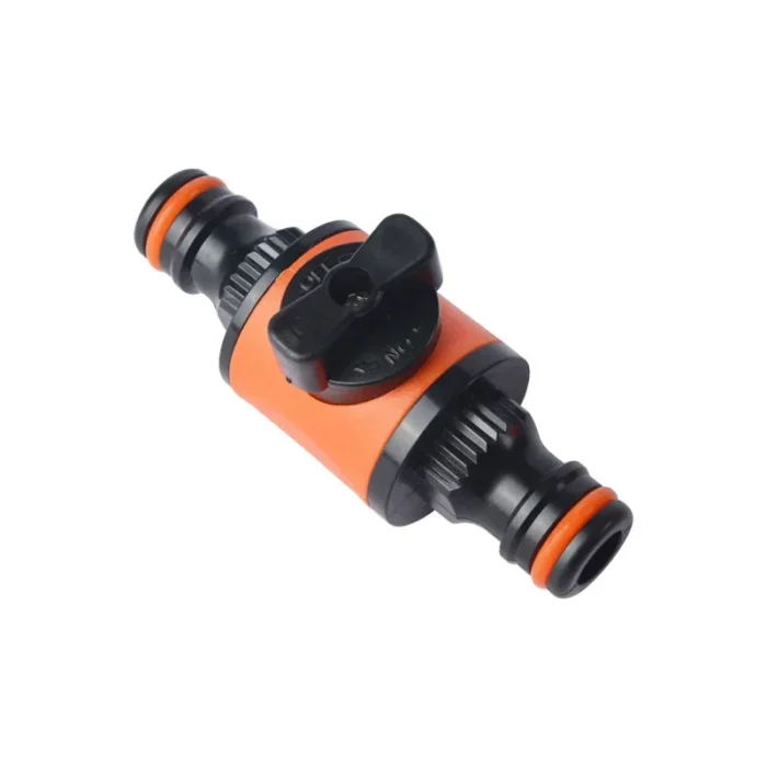 kf-Scdda4903e93140fbb709d1fa93e656c1D 2PCS Garden Hose Shut Off Valve, Pipe Connector Coupler for Watering Irrigation System, Water Stop Repair Fitting - Image 3