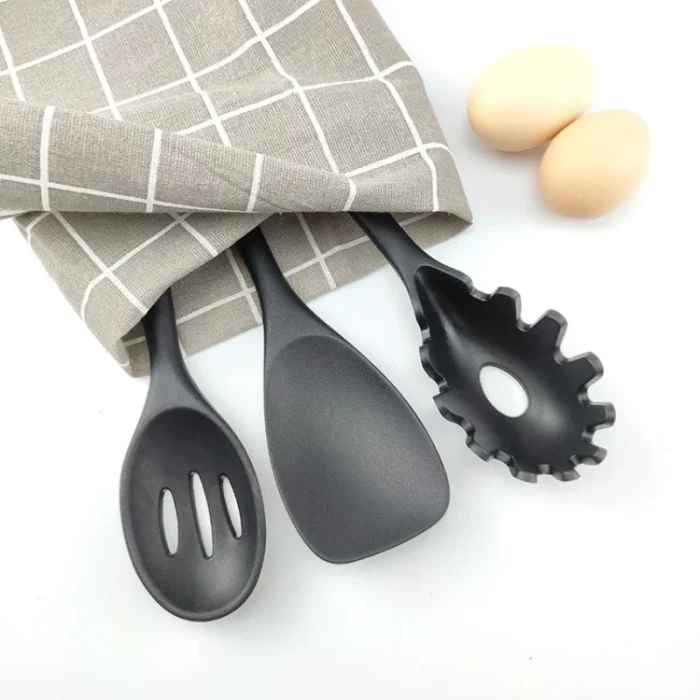 kf-Sd031c5d8aae746c98ec174fdc59db638F 10 PCS Silicone Cookware Set Kitchen Cooking Tools Baking Tools Tableware Silicone Shovel Spoon Scraper Kitchen Accessories - Image 5