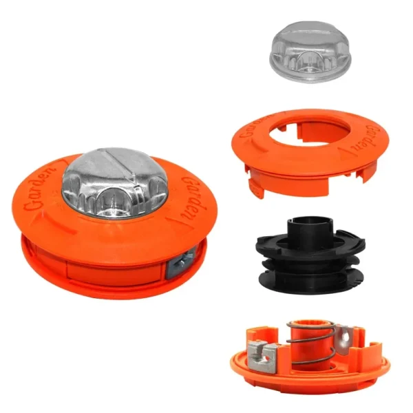 Universal M10 Aluminum Nylon Trimmer Head 2 Line Grass Cutter Bump Spool for Brush Mower Garden Strimmer - Image 2