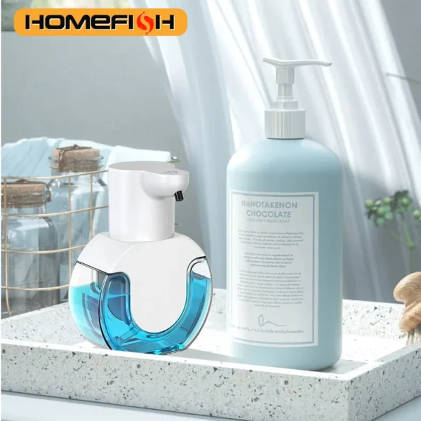 Smart Soap Dispenser 420ml Touchless Motion Sensor Washing Hand Device Wall-Mounted Liquid Soap Dispenser Liquid/Foam Model - Image 2