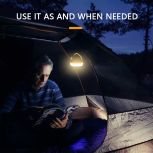 LED Camping Lantern 3Modes COB High Power Portable with Magnet Base-without battery
