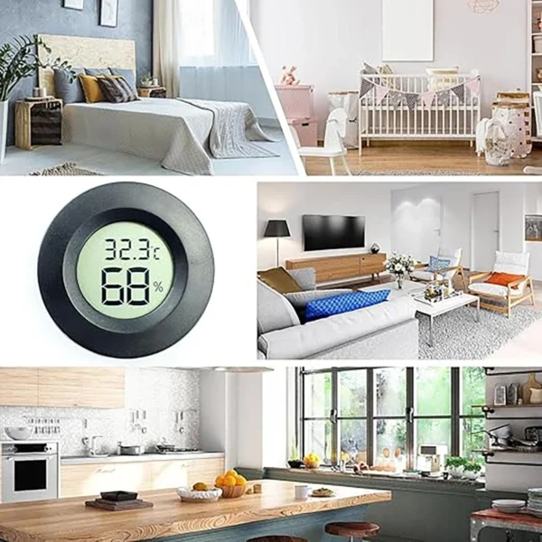 1pc Mini LCD Digital Thermometer & Hygrometer -50°C to +70°C Temperature & Humidity Meter for Fridge Freezer Testing - Image 4