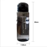 Sports Transparent Water Bottle 780ml Portable Gym Travel Clear Leakproof Drinking Bottle Frosted Bottle - Image 4
