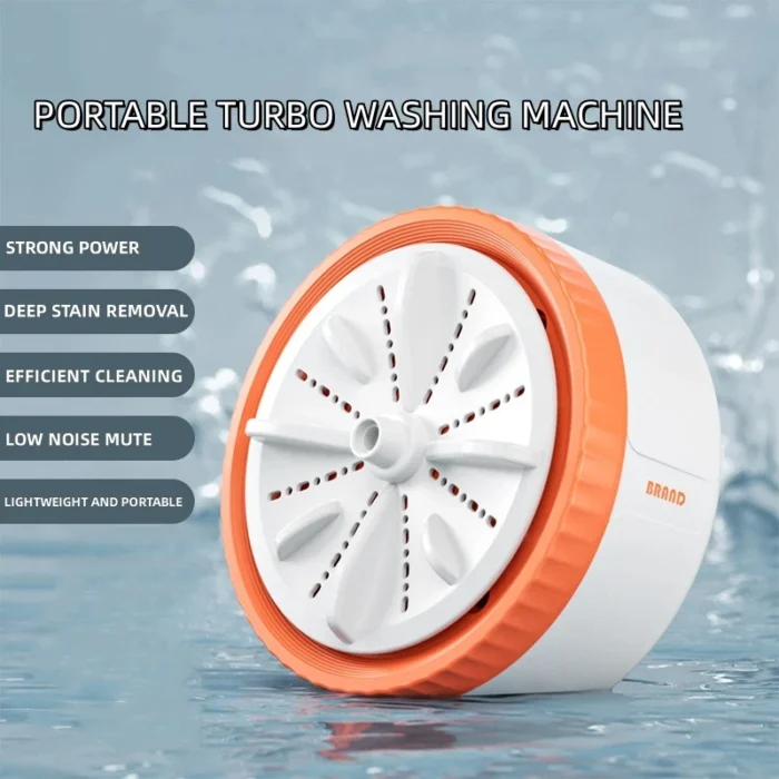 kf-Sd8bf3c03059c43b0802357c25c58d7dax 3 Gear Timing Mini Washing Machine Portable Rotating Turbine Washing Machine Underwear Socks Baby's Clothes Washing Machine - Image 3