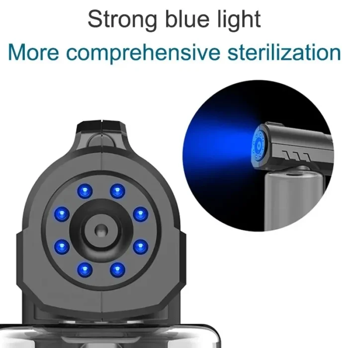 280ml USB Nano Blue Light Steam Spray Disinfection Gun Garden House NEW StyleWireless Electric Sanitizer Barber Sprayer Bottle - Image 2