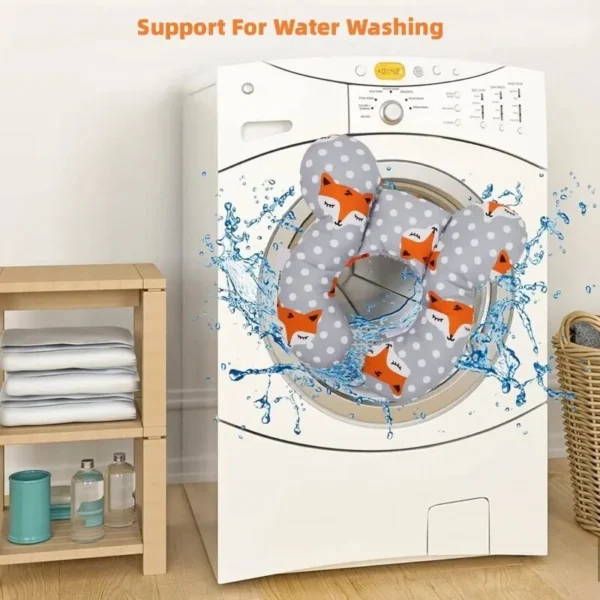 Baby Travel Pillow for Head and Neck, Upgraded Baby Support Pillow, Baby Neck Pillows for Car Seat,Pushchair,Travel - Image 6