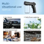 280ml USB Nano Blue Light Steam Spray Disinfection Gun Garden House NEW StyleWireless Electric Sanitizer Barber Sprayer Bottle - Image 4