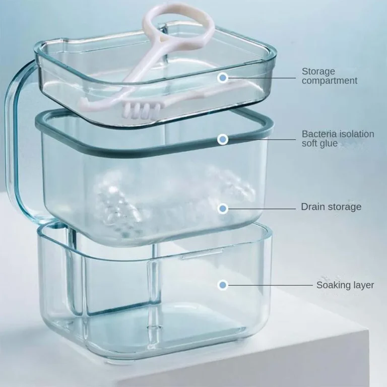 Invisible Braces, Orthodontic Retainers, Storage Boxes, Dental Braces, Portable Portable Denture Storage Boxes - Image 4