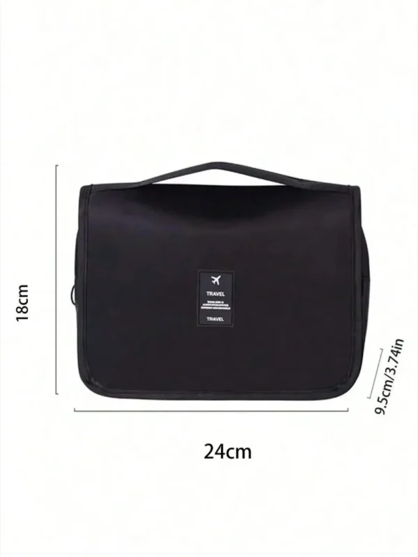1pc Travel Toiletry Bag, Portable Cosmetic Wall Hanging Makeup Storage Bag For Shower Room Accessories - Image 3