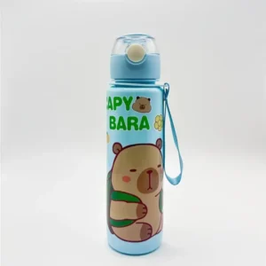 700ml Leak-Proof Water Bottle Visually Appealing Bear Water Bottle with Carry Strap - Portable for Sports & Fitness BPA Free