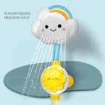 Kids Bath Toys Water Game for Kids Clouds Model Faucet Shower Water Spray Kids Toy Splashes Bathroom Sprinkler Kids Toy - Image 2