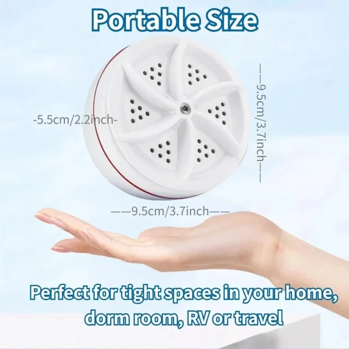 kf-Se226cc6116224d5d826f3e046194202dD Mini Washing Machine USB Rotating Turbine Portable Washing Machine For Socks Underwear Wash Dishes For Travel Home Business Trip - Image 2