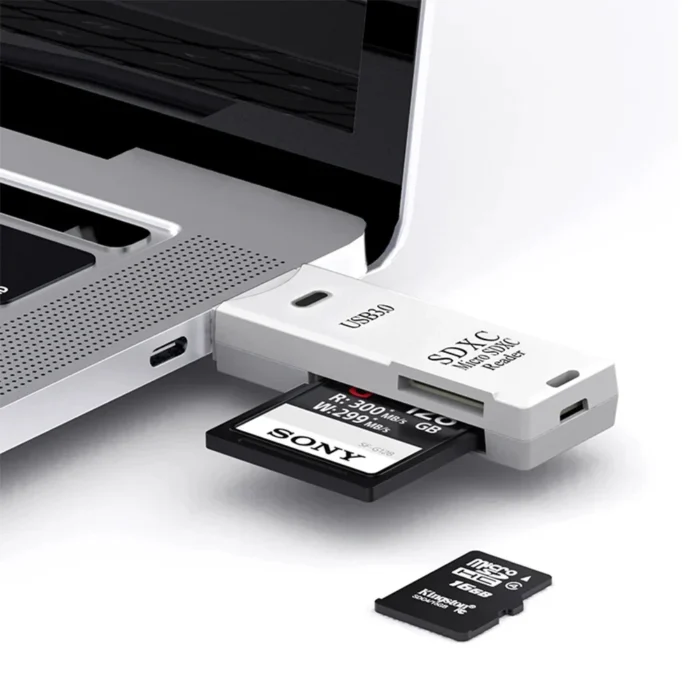 NNBILI 1-2pcs Card Reader USB3.0/2.0 To SD TF Memory Adapter High Speed TF Memory 2 IN 1 Card Reader For PC Laptop Accessories - Image 3