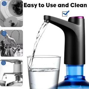 Automatic Water Press Household Barreled Water Electric Water Pump USB Rechargeable Mineral Water Pump Portable Water Dispenser
