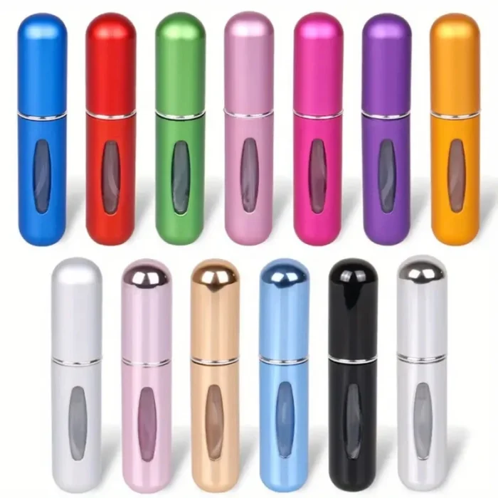 kf-Se572b6cdec50453b9860816c9a5e5991D Portable Mini Travel High-end Perfume Bottle Base Refill Bottle Straight Charging Small Sample Perfume Aluminum Material - Image 2