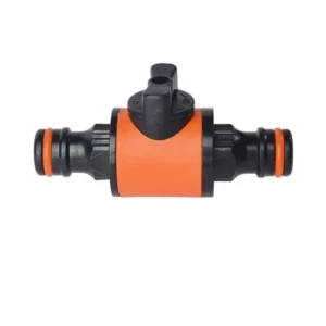 2PCS Garden Hose Shut Off Valve, Pipe Connector Coupler for Watering Irrigation System, Water Stop Repair Fitting
