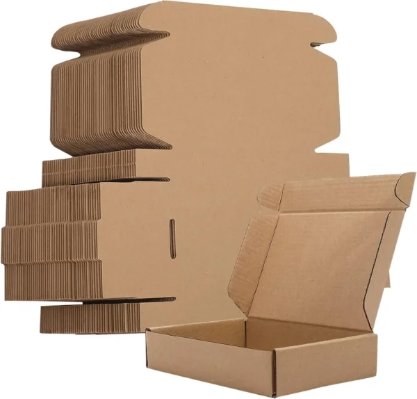 Get Corrugated Cartons, White/Brown Multi-sheet Cardboard Transport Boxes, Handicraft Packaging And andling - Image 7