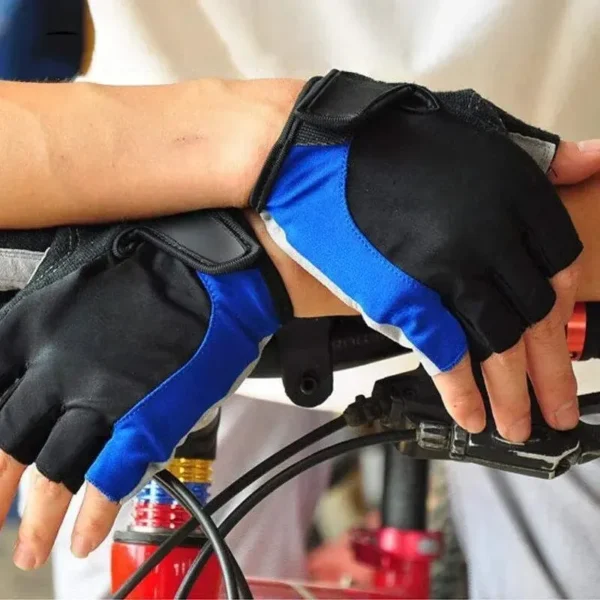 Half Finger Cycling Gloves Men Women Anti Slip Shock Breathable Summer Bicycle Gloves Fingerless Sports Gym Training Bike Gloves - Image 5