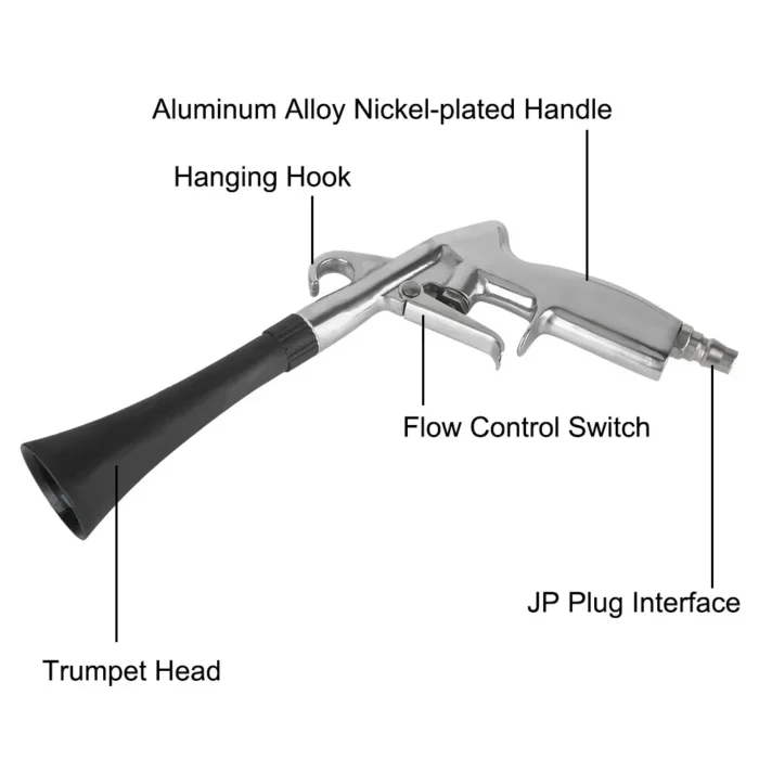kf-Sece5e634177f46a8a1aea5ba98a3d7494 Dry Cleaning High Pressure Gun Car Wash Gun 0.4Mpa-10Mpa Tornador Air Blow Interior Detailing Cleaning Tools Dust Blowing - Image 3