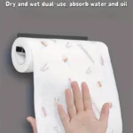 50 100pcs/roll Dishcloth Absorbent Thickened Kitchen Paper Dry Wet Use Non Greasy Random Pattern for Sink Cleaning Dishwashing - Image 6