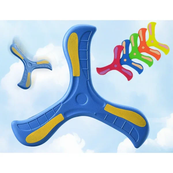 Children Boomerang Soft Three-leaf Cross Adult-kids Interactive Outdoor Toy Early Education Puzzle Decompression Gift - Image 4