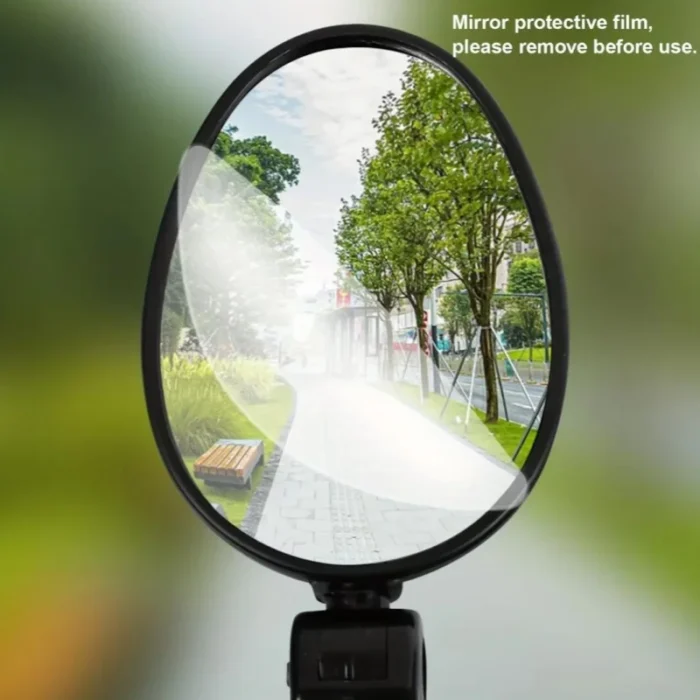 kf-Sf5b419023e464f629ffa97bfb20c3691W Bike Mirror 360 Degree Adjustable Rotatable Handlebar Mirror Wide Bycicle Accessories Cycling Rear View Mirror - Image 5