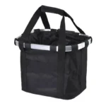 Bicycle Front Basket Bike Small Pet Dog Carry Pouch 2in1 Detachable MTB Cycling Handlebar Tube Hanging Fold Baggage Bag 5KG Load - Image 6