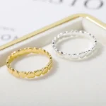 Stainless Steel Heart Rings For Women Gold Color Heart Engagement Wedding Ring Luxury Wedding Aesthetic Fashion Jewelry Gift - Image 4
