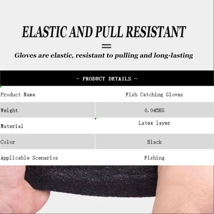 kf-Sf7ff0ae0d90a45a2aa51cea574ddefb2K Fishing Catching Gloves Magnet Release Anti-slip Protect Hand From Puncture Scrapes Waterproof Fishing Gloves - Image 2