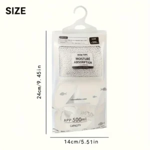 Reusable Moisture Absorber Bag Deodorizer for Closet Wardrobe Clothes No Electricity Needed Home Humidity Control Anti Mold Safe