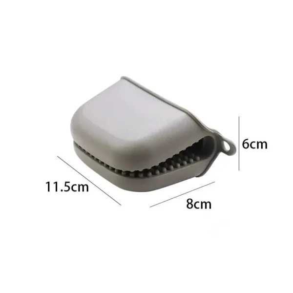 2 Thick Insulated Hand Clips With Anti Slip And High Temperature Resistance Microwave Oven Silicone Gloves Kitchen Baking Gloves - Image 6