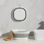 Plastic Folding Wash Basin, Portable Laundry Tub for Home, Bathroom, Kitchen, Adult & Baby Bath Basin, Travel Wash Basket