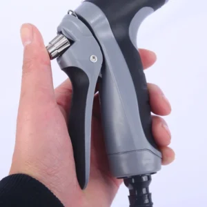 High-Pressure Car Wash Water Gun Household And Alloy Long Pole With Rubber Handle Watering Tools Metal Extension Wrapped