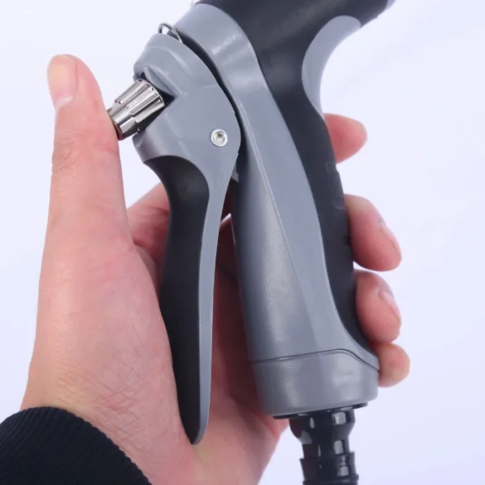 kf-Sfa014bc14fe34978b9cf89d8aa59774av High-Pressure Car Wash Water Gun Household And Alloy Long Pole With Rubber Handle Watering Tools Metal Extension Wrapped - Image 4