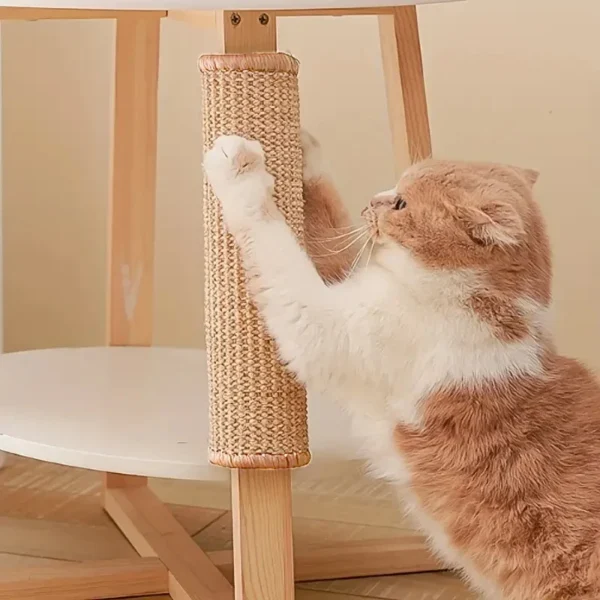 Natural Sisal Cat Scratcher Mat Cat Scratch Mats Horizontal Cat Floor Scratching Pad Rug Protect Couch and Carpets - Image 6