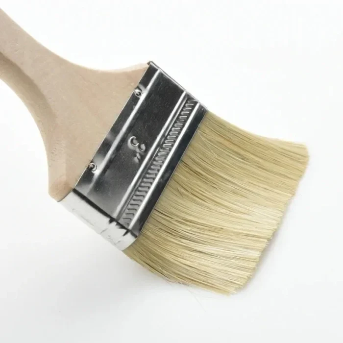kf-Sfc11b90a64d449f3a757125d5def8eaeS 5pcs Paint Brush Wooden Handle BBQ Brush 1/2/4/5/6 Inch Soft Hair Painting Brushes for Wall and Furniture Paint Tool Set - Image 5