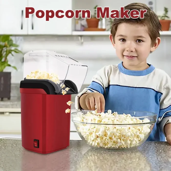 kf-Sfd19526e727648549ddbb6f8e0e903bas Popcorn Machine High Popping Rate Fully Automatic Popcorn Machine Electric Air Popper Mini Popcorn Machine for Home Kitchen - Image 2