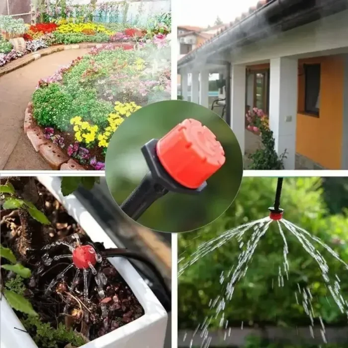 kf-Sfd43d3c8e4d0447aa50cf347362333a1l Automatic Watering Garden Hose Micro Drip Watering Kits Adjustable Nozzle Garden Supplies System Water - Image 1