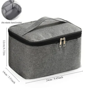 1pc Business Trip Men's Toiletry Bag Double Layer Large Capacity Cosmetic Bag Oxford Cloth Storage Bag Portable Handbag