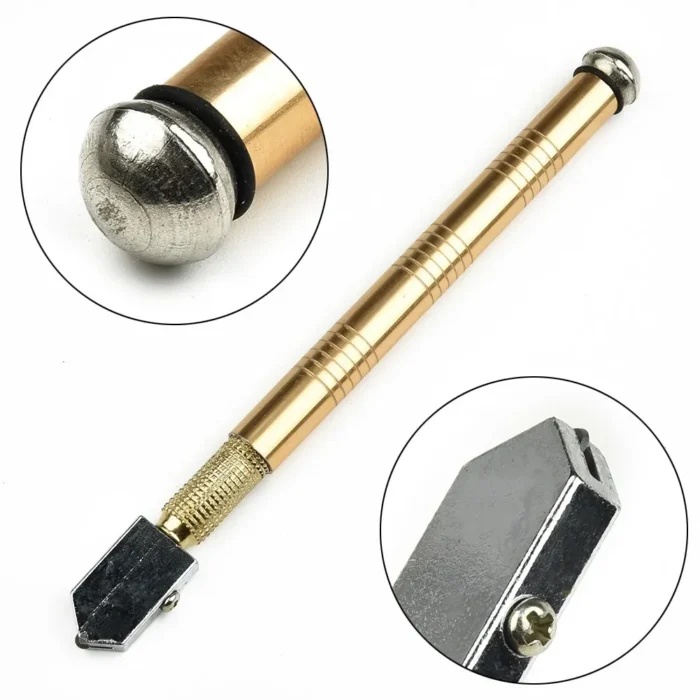 kf-Sff49f97b59c84b5da142e94c91b65b11q 1pc Glass Cutter Diamond Cutter Cutting Tool Accessories Anti-Skid Handle175mm Suitable For Cutting Glass Diamonds And Minerals - Image 1