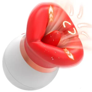 Sucking Vibrator for Women with Tongue Licking Clit Sucker Oral Nipple Clitoris Stimulator Sex Toys for Women Masturbation