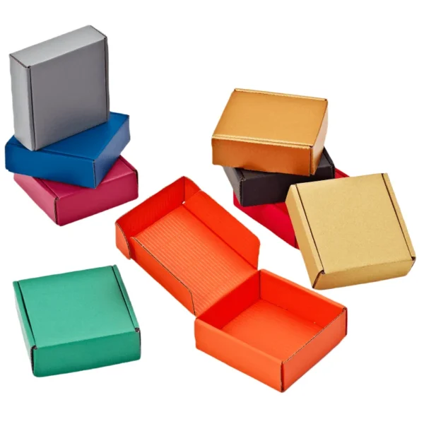 Get 10pcs Three-layer Thick Gift Packaging Box Multi Color Corrugated Box for Packing Hard Clothing Packaging Shipping Box - Image 5